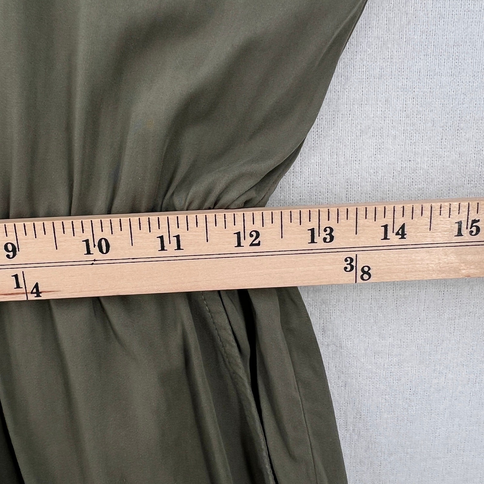 THREADS 4 THOUGHT Odyssa Ecovero Jumpsuit Womens Small Artichoke Green
