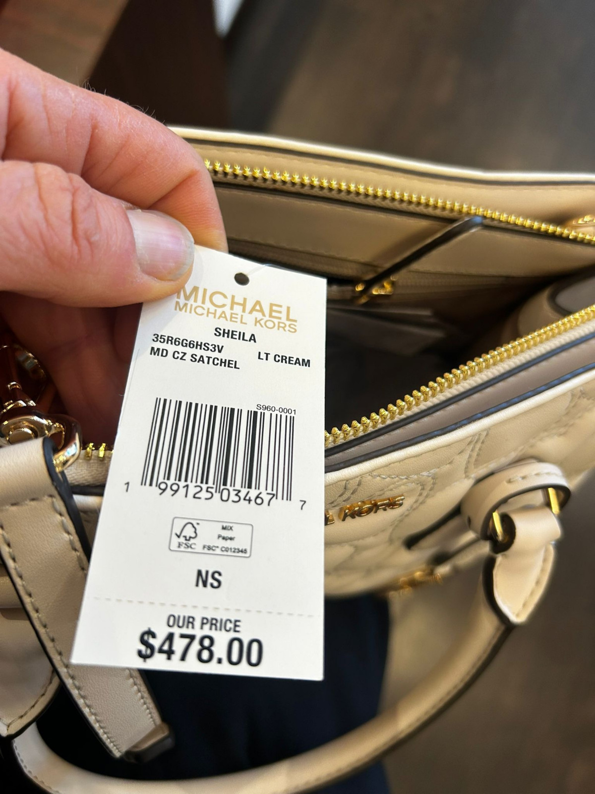 Michael Kors Sheila Women Medium Heart Embroidered Satchel Purse Bag Handfbag MK