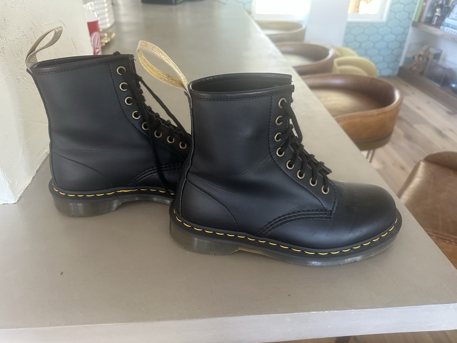 Dr. Martens Black vegan 1460 Combat Boots Men’s US 7 UK 6 EU 39