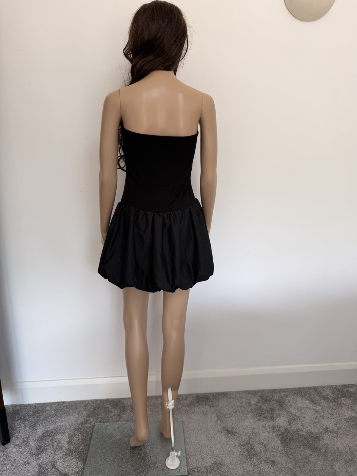 Urban Outfitters Kimchi Blue Bandeau Bubble Mini Dress – Black Size XL RRP: £29