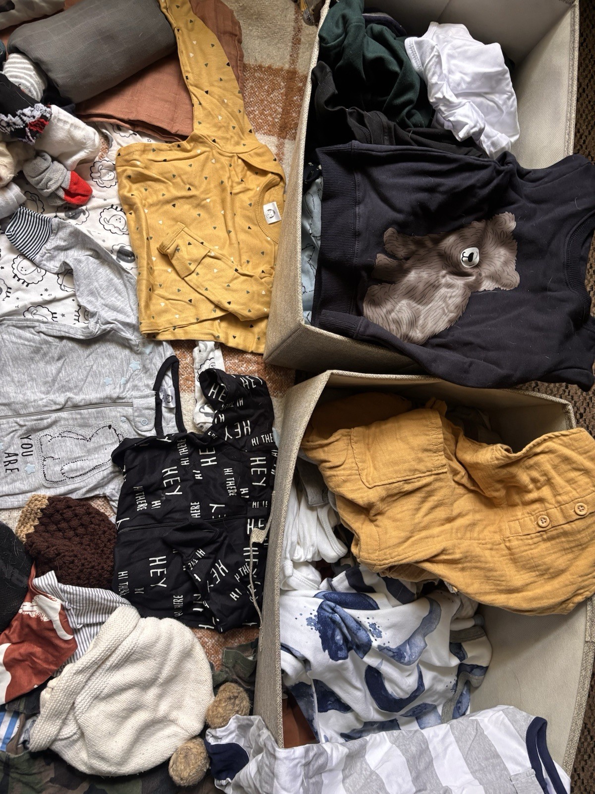 HUGE Lot Of NEW Baby Clothes (Newborn – 12mo)