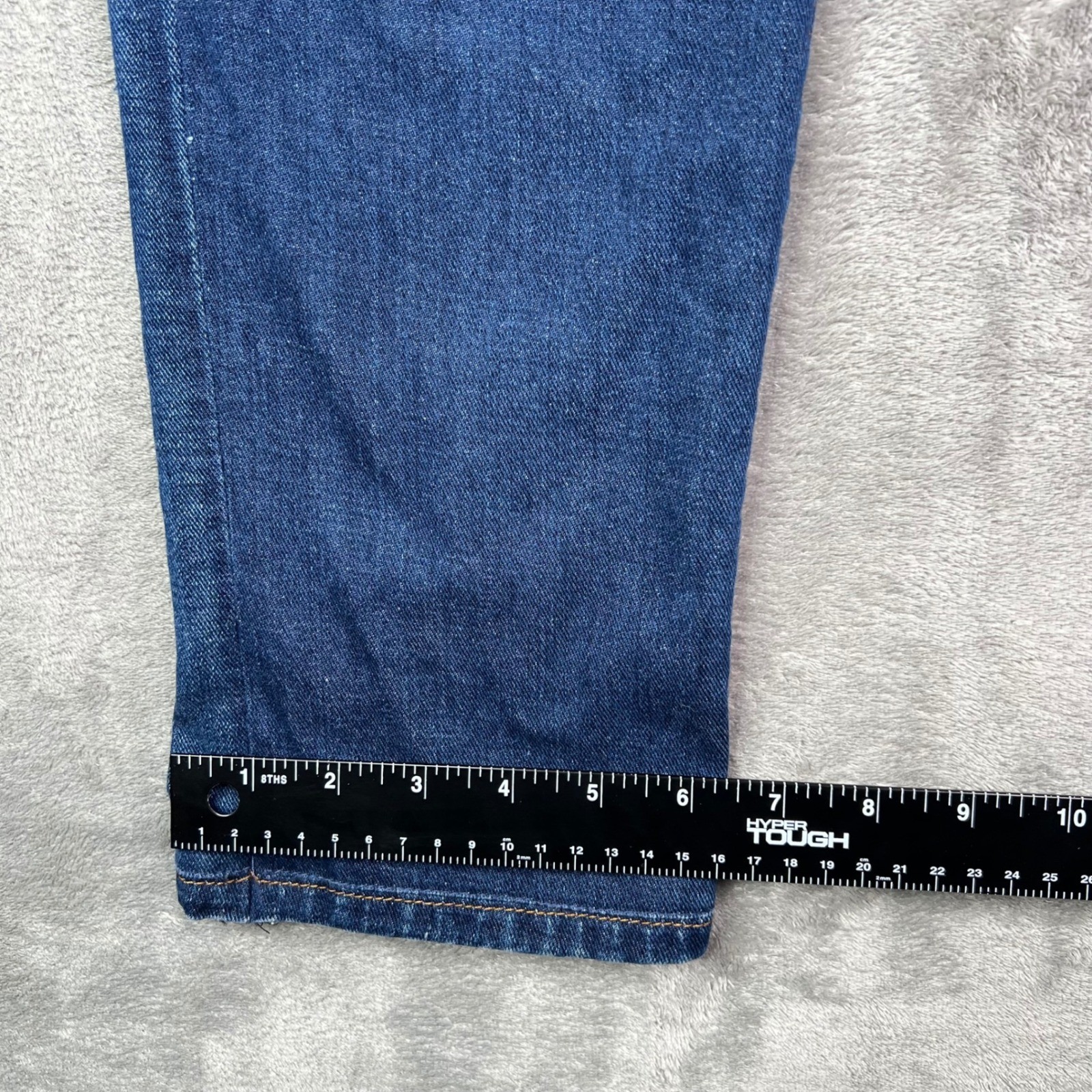 Joe’s The Brixton Jeans Mens 32 Blue Solid Straight Narrow Fit Whiskered Denim