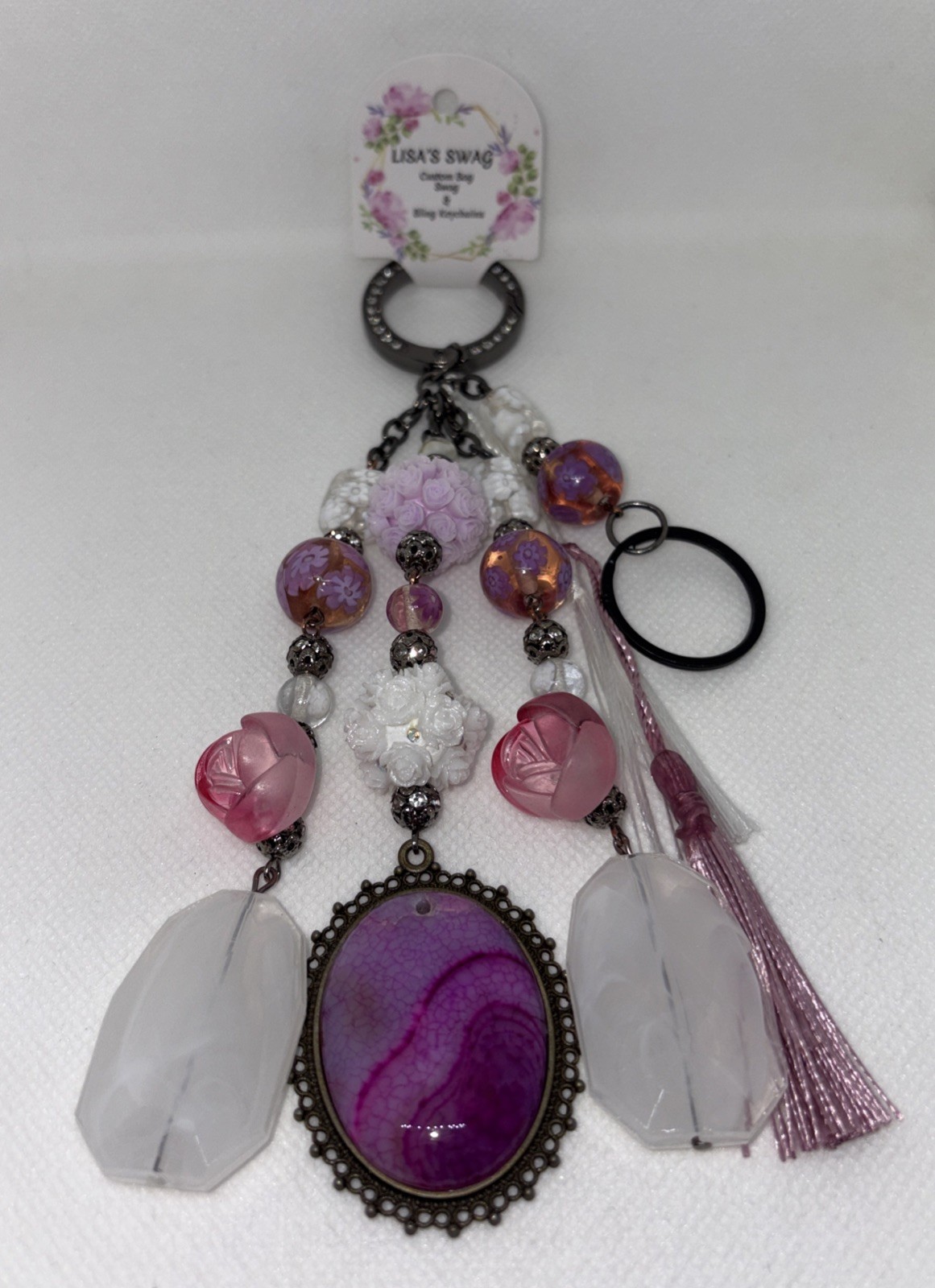 Purse Charm✨Bag Charm✨Bag Swag✨Handmade Bling Keychain✨Handbag Jewelry✨NWT