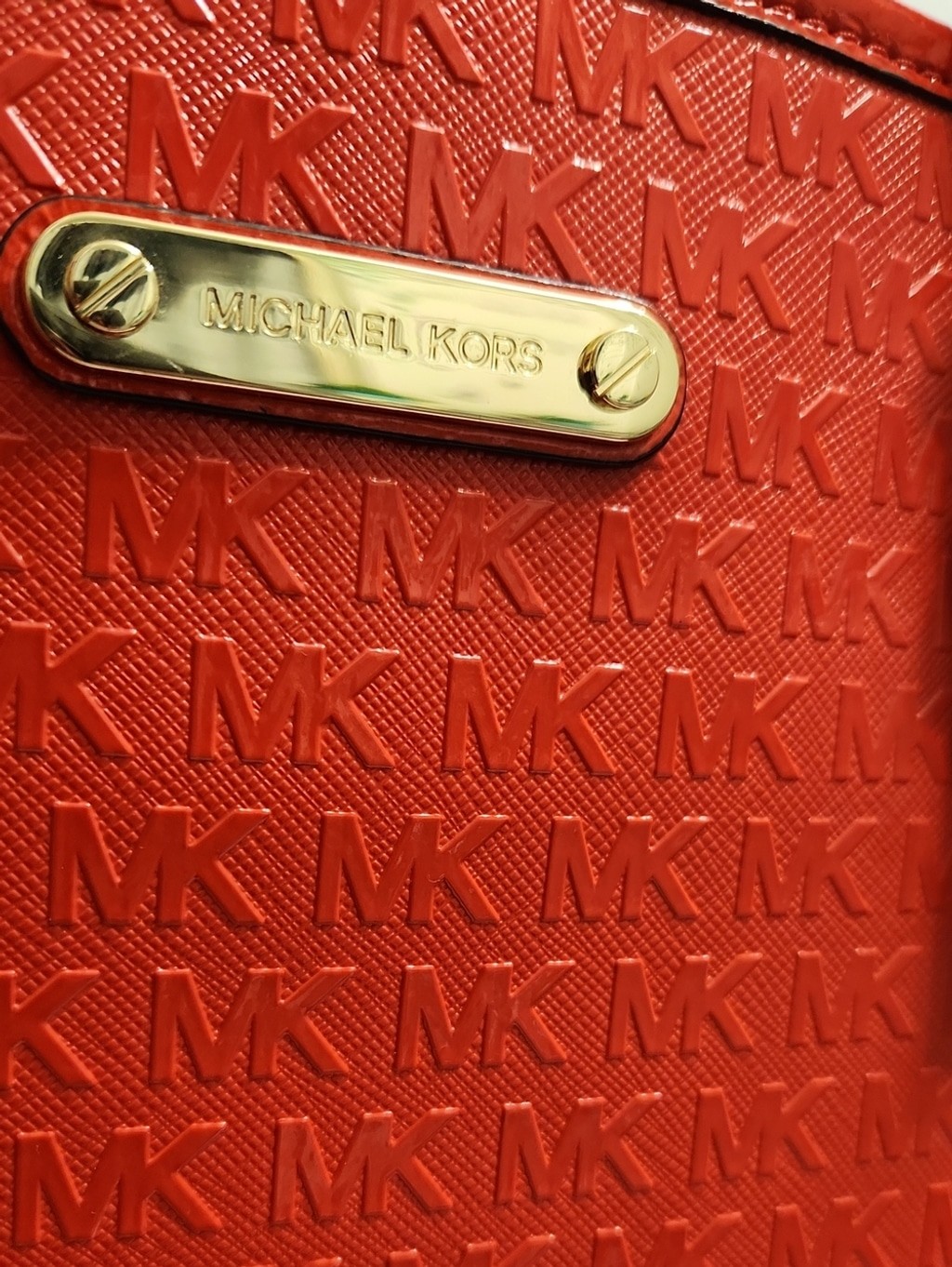 Michael Kors Jet Set Travel MD Carryall Clementine Orange Tote