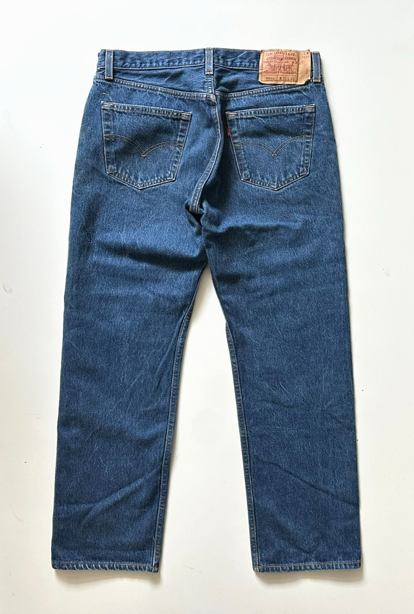 VTG Men’s Levi’s 501xx Button Fly Blue Denim Jeans 33×29 USA Made 90s