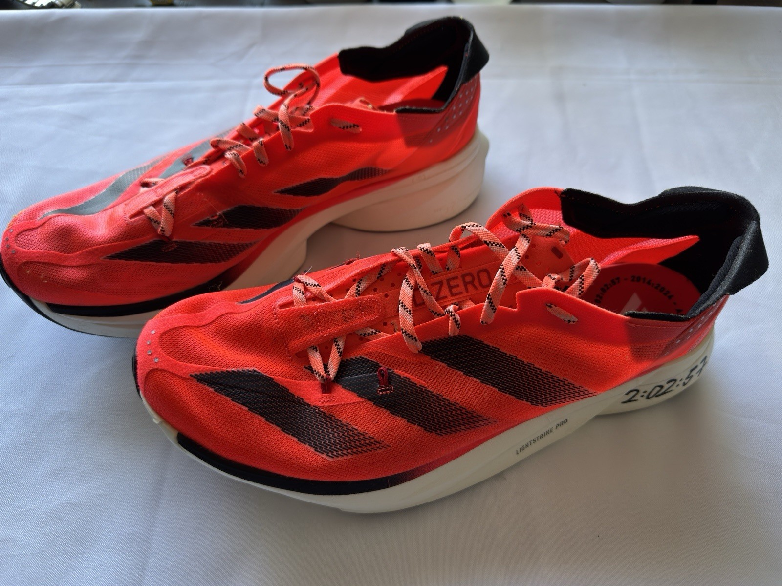 adidas Adios Pro 3 Men’s Running Shoe Size 13 (Red/Black)