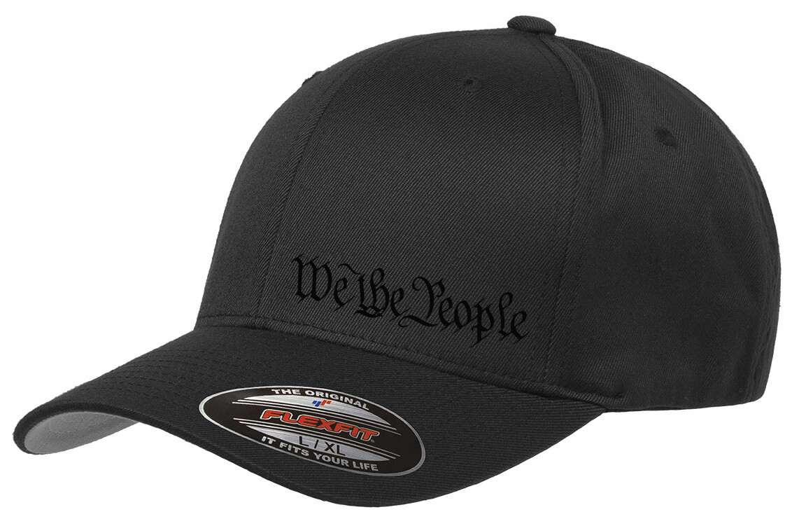 WE THE PEOPLE 2nd AMENDMENT PATRIOT 6277 FLEXFIT HAT *FREE SHIPPING in BOX*