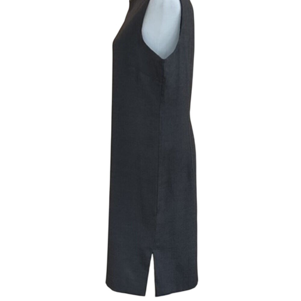 Norton McNaughton Petites Gray Sleeveless Sheath Dress Size 12P Office Career