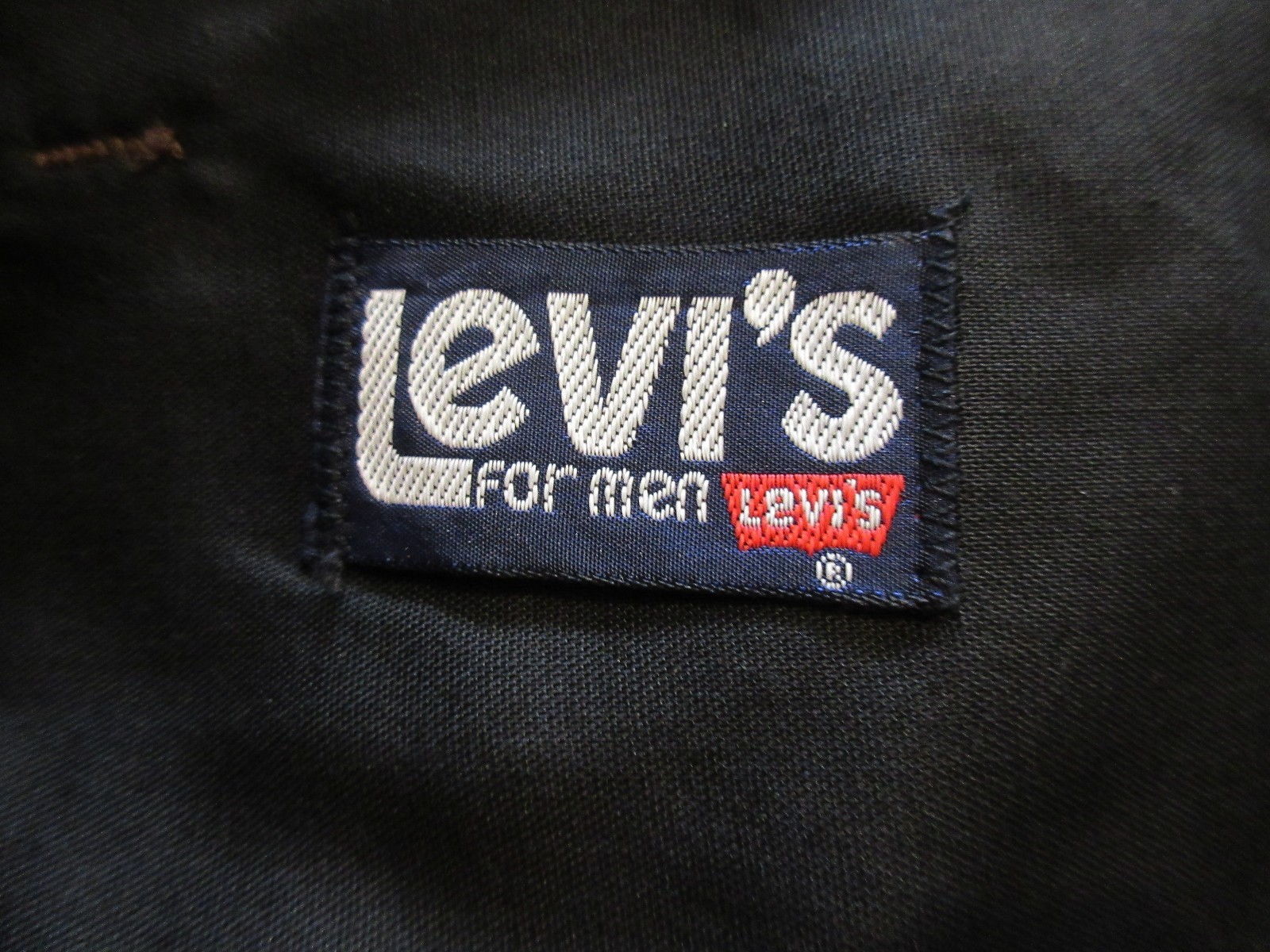 VTG Levis 546 Boot Cut Pants Size 48 X 32 NWOT Poly Cotton Dark Brown
