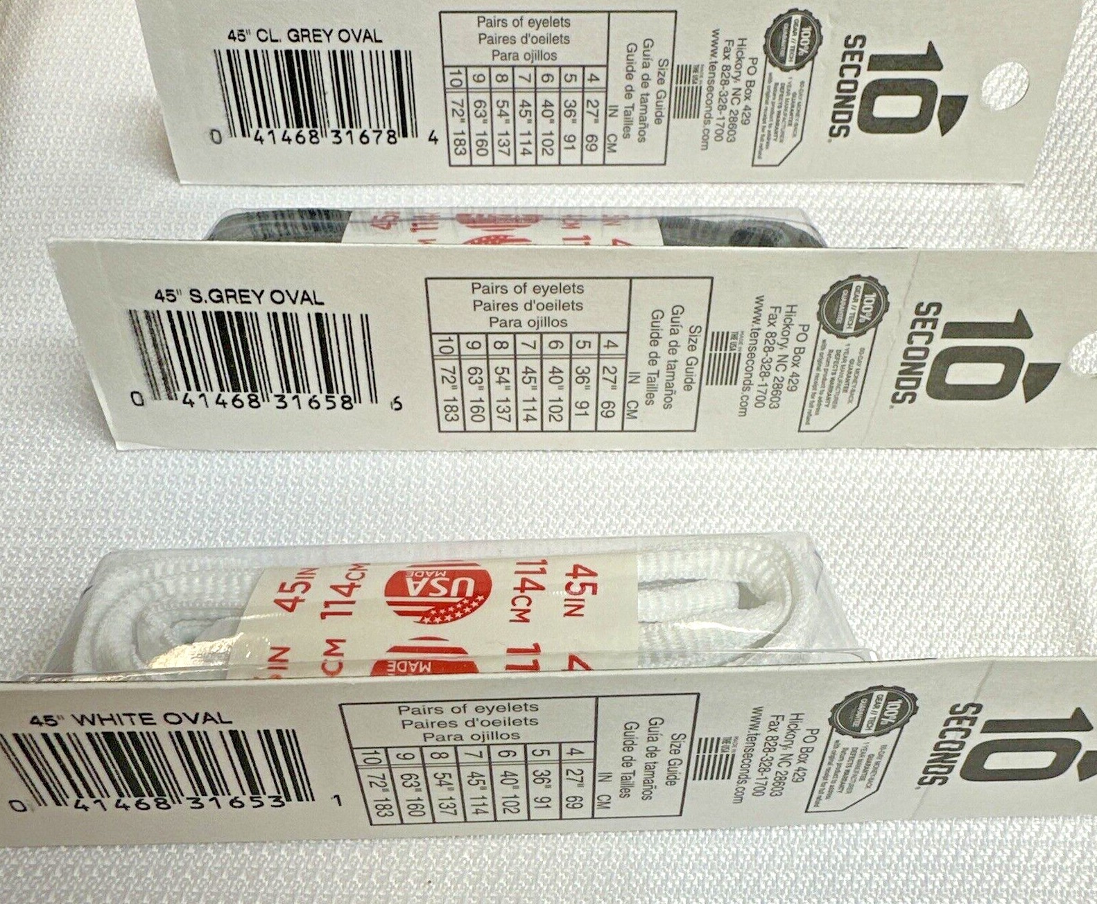 New Balance 10 Seconds Oval Athletic Shoelaces Laces 36″- 63″ Made in USA!