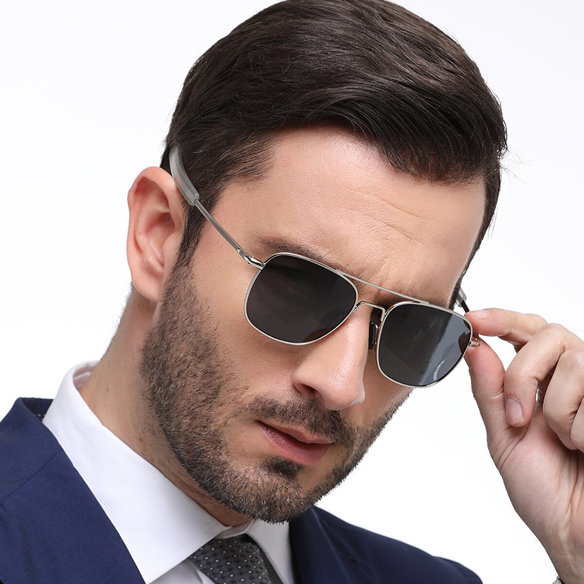 Aviator Sunglasses Premium Military Pilot Ultraviolet Mens Polarized Sunglasses