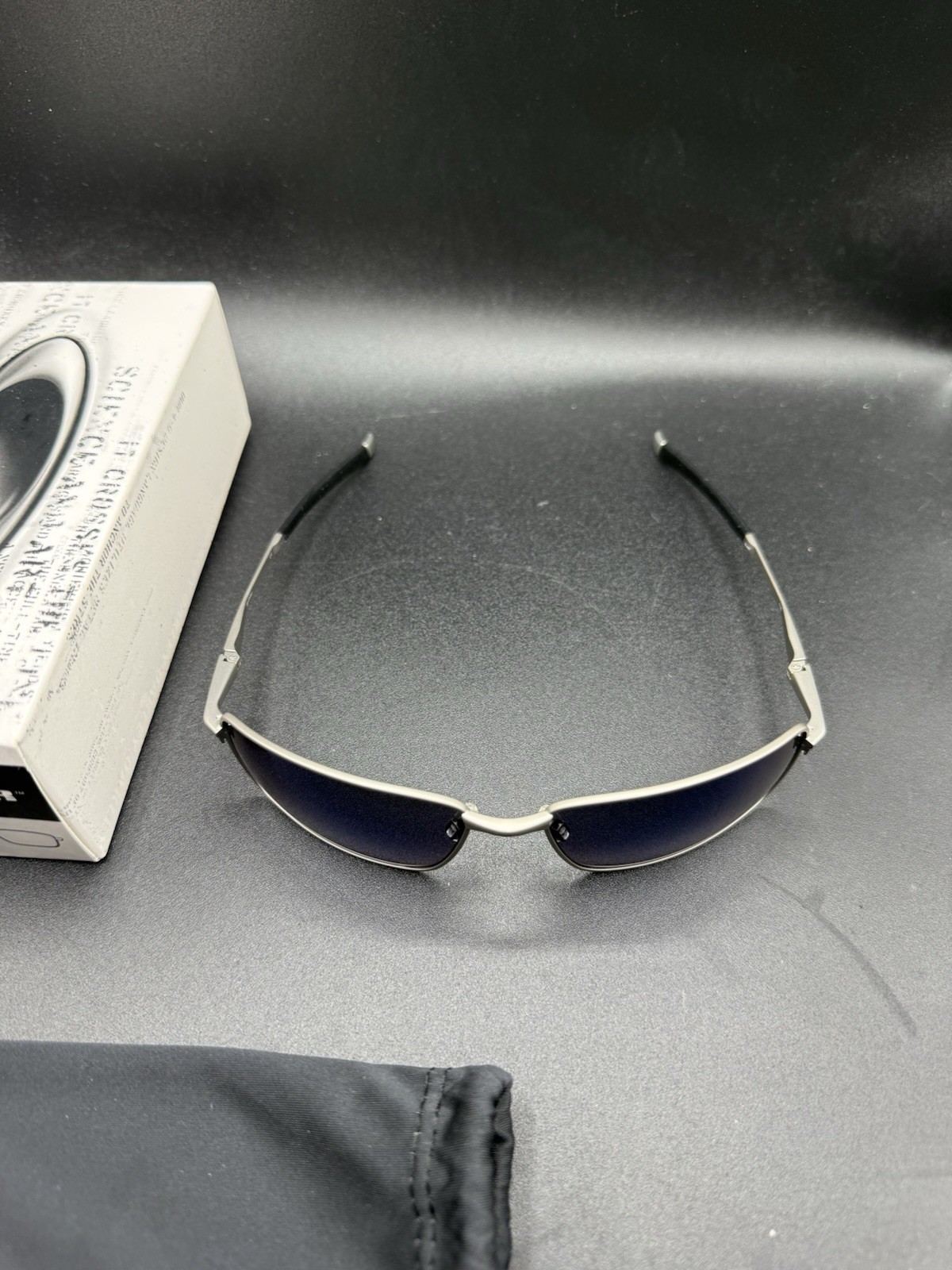 Oakley Splinter Light/Ice Iridium Lenses 05-467 Spring Hinge New