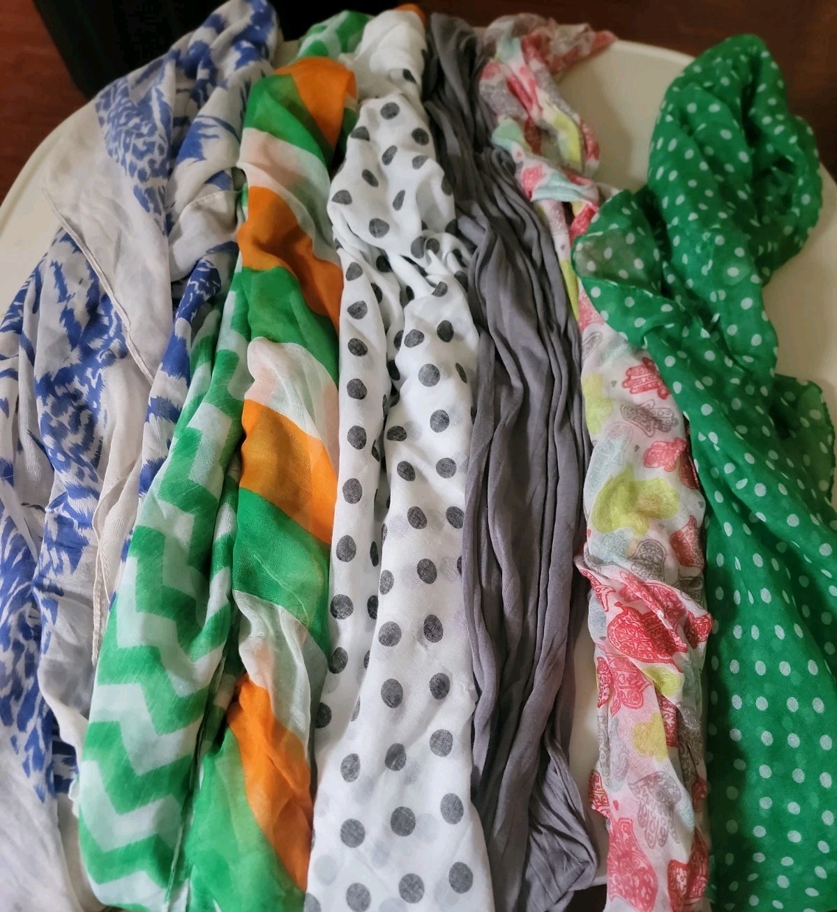 Women’s Scarf Lot Assorted Infinity Rectangle Square Paisley Plaid Fashion…