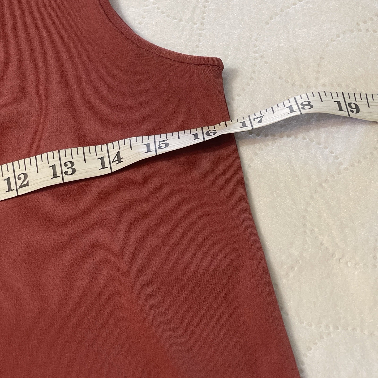 Eileen Fisher Silk Scoop Neck Tunic Tank Small Rust Terracotta Minimalist Luxe