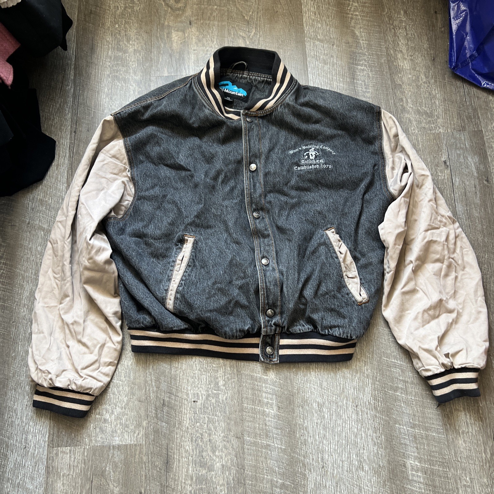 XXL Winns Painting Company Bomber Jacket Men’s 2XL Button Up