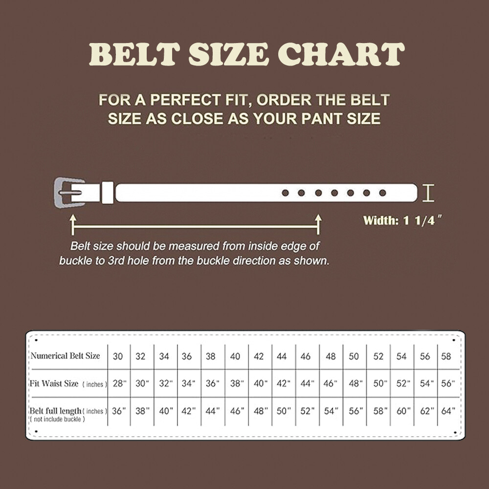 Genuine Leather Belts for Men Dress Causal Mens Belt,1.25inch Width