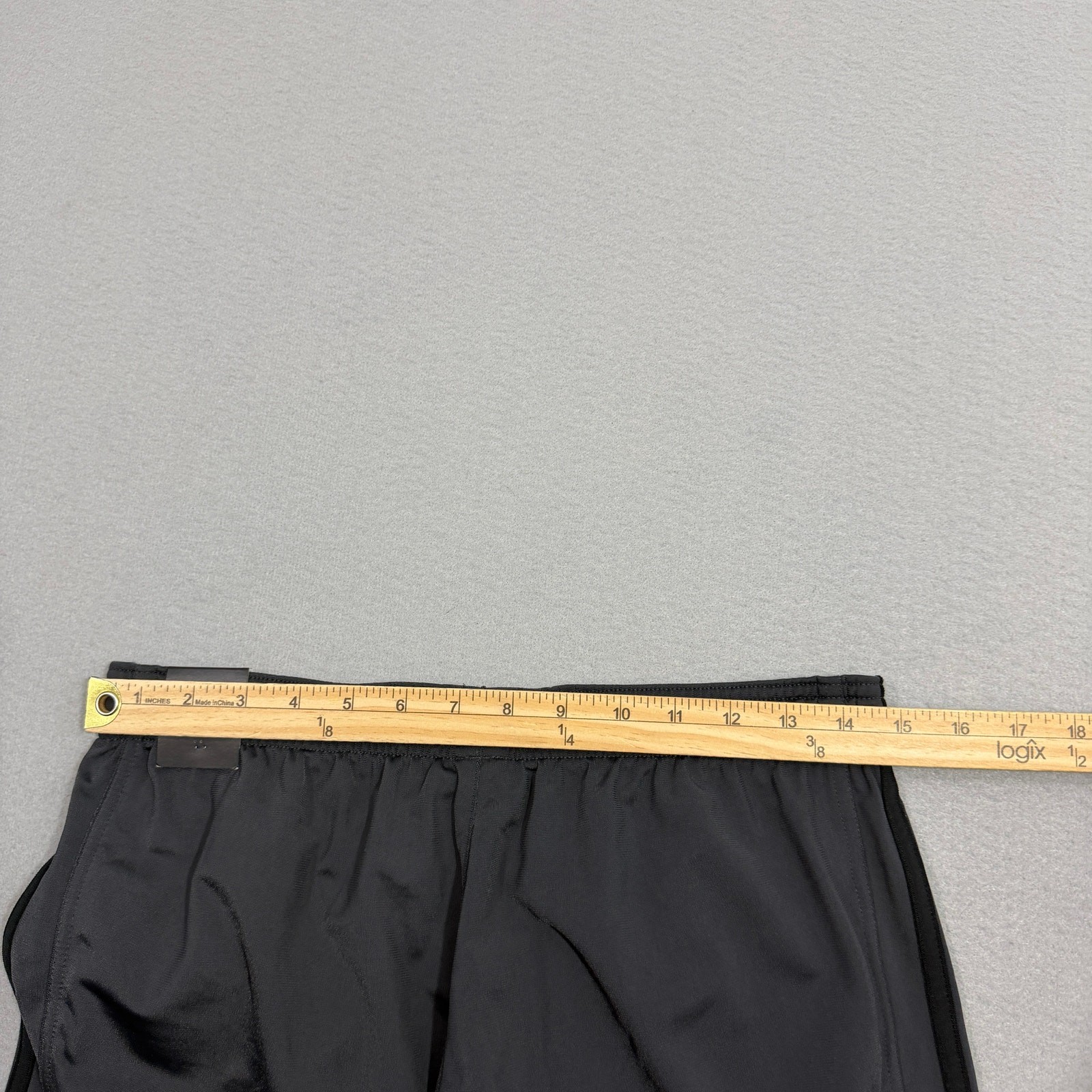 Adidas Essential Tricot Zip Track Pants Medium Carbon Black Striped IC4469 NEW