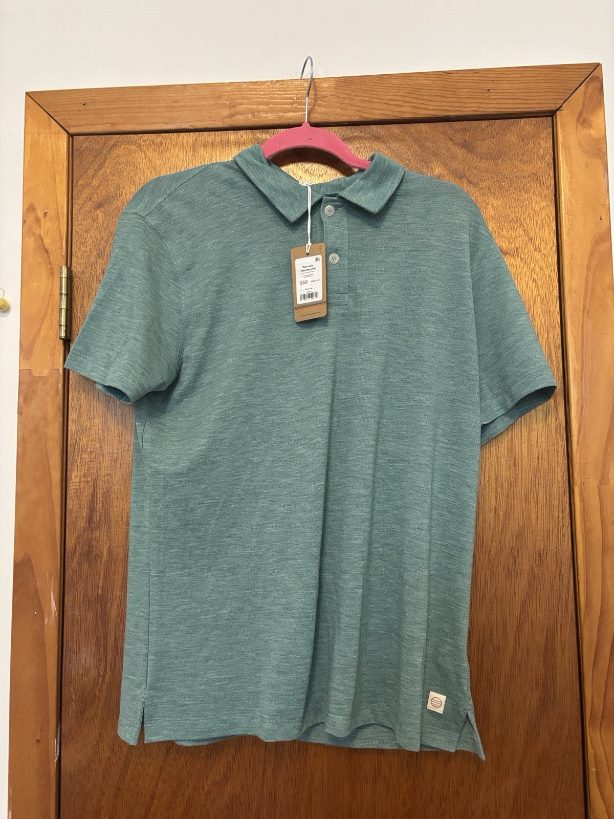 NWT Men’s Marine Layer Weekend Sport Air Polo in Deep Sea Quick Drying Fabric