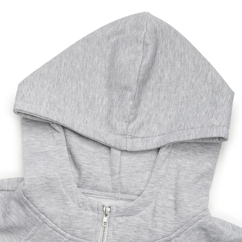 Women’s Long Sleeve Hooded Solid Color Pullover Sweatshirt for Autumn and Winter