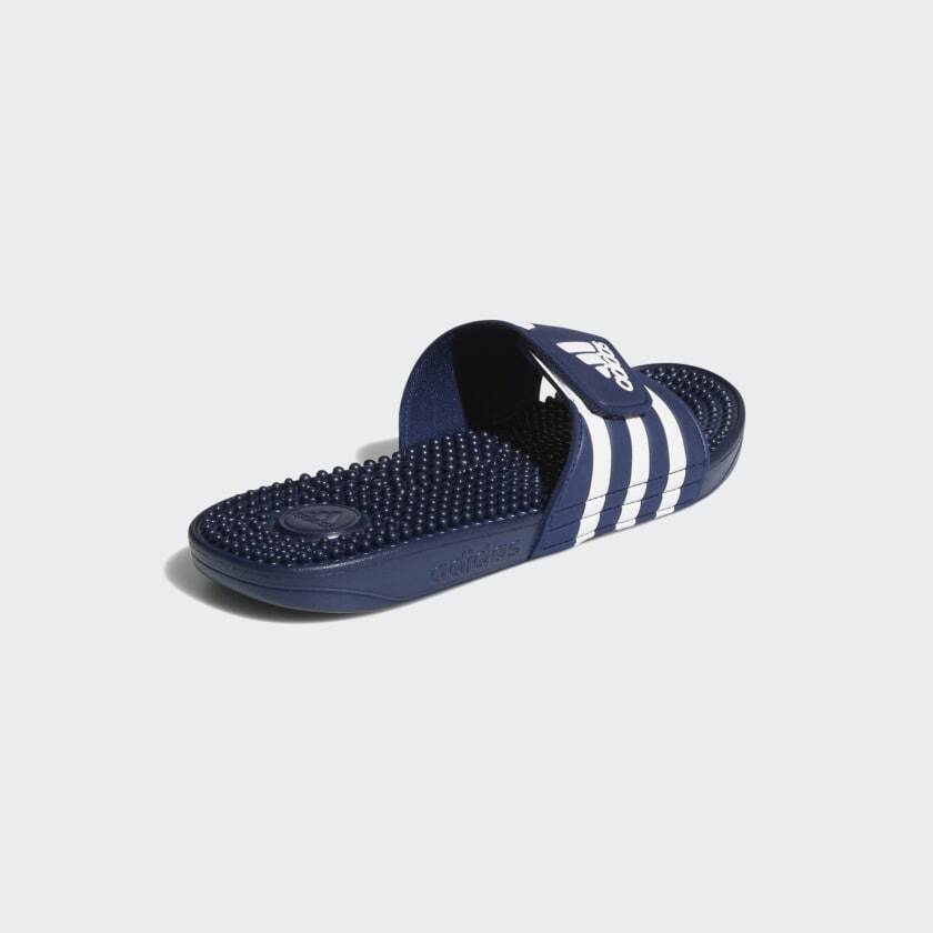 Adidas Adissage Post-Workout Massage Slides – Dark Blue / Cloud White (F35579)