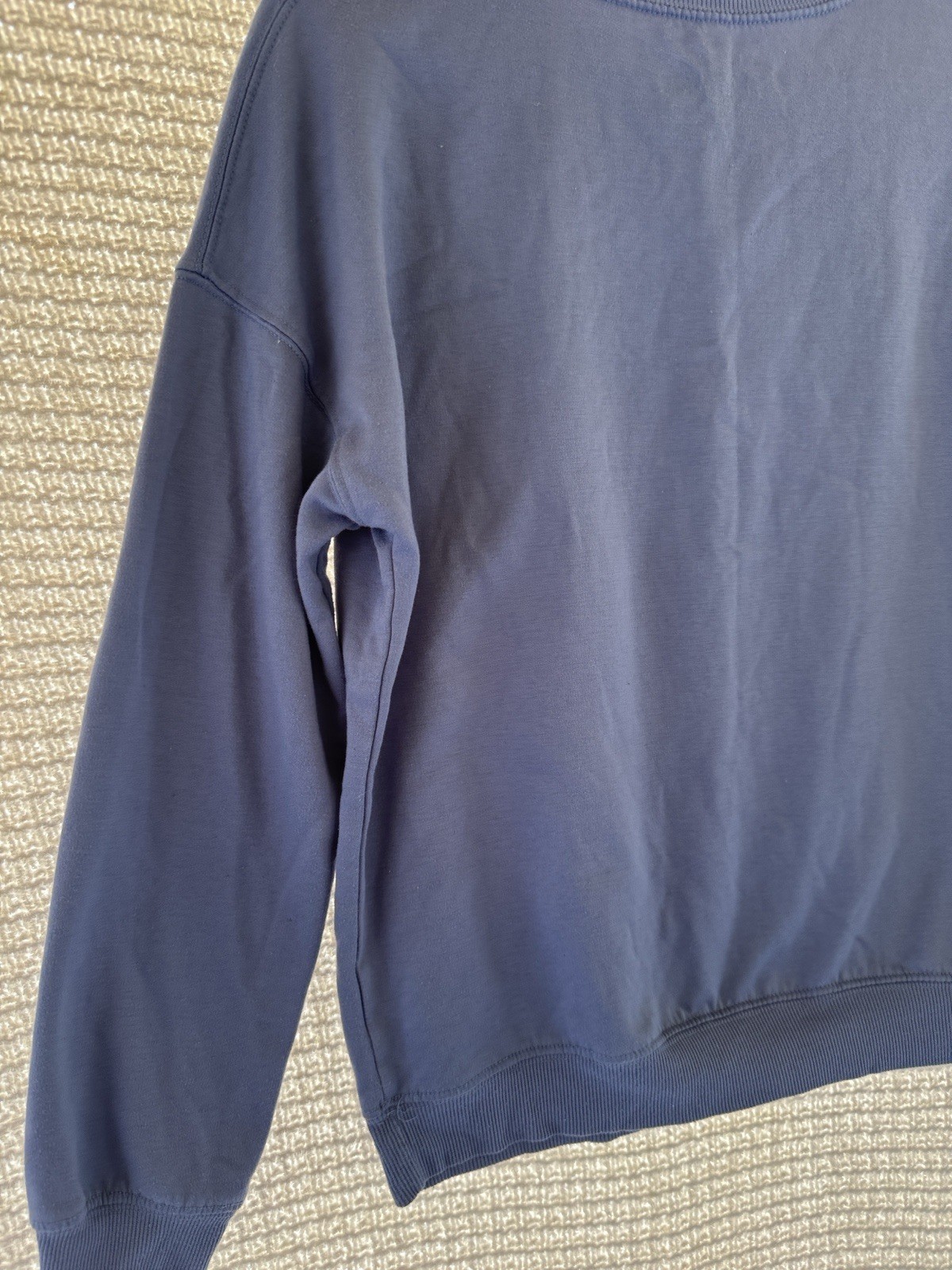 Sailor Moon Women’s S Pullover Knit Sweatshirt Blue Graphic Anime Polyester