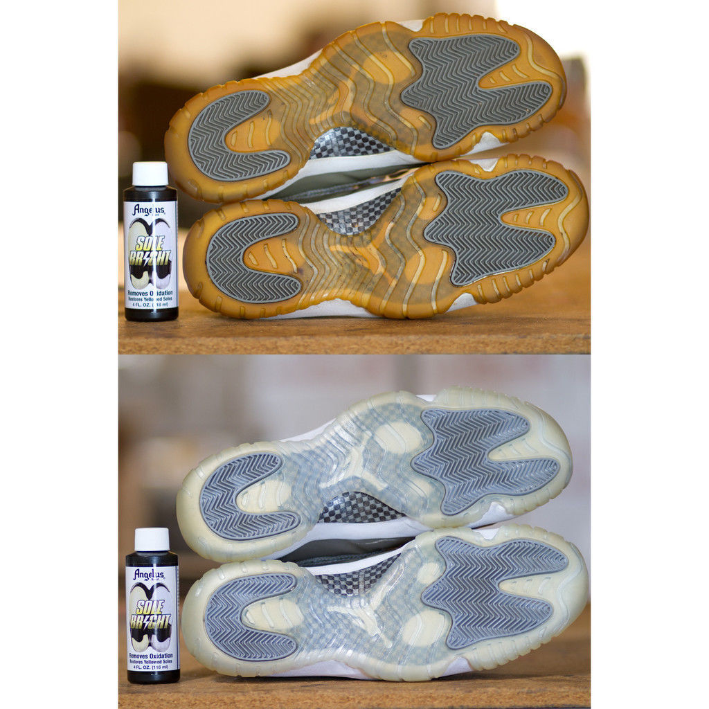 Angelus Sole Bright, Icy Sole Restorer Sauce, SeaGlow- Removes Yellowing! NEW