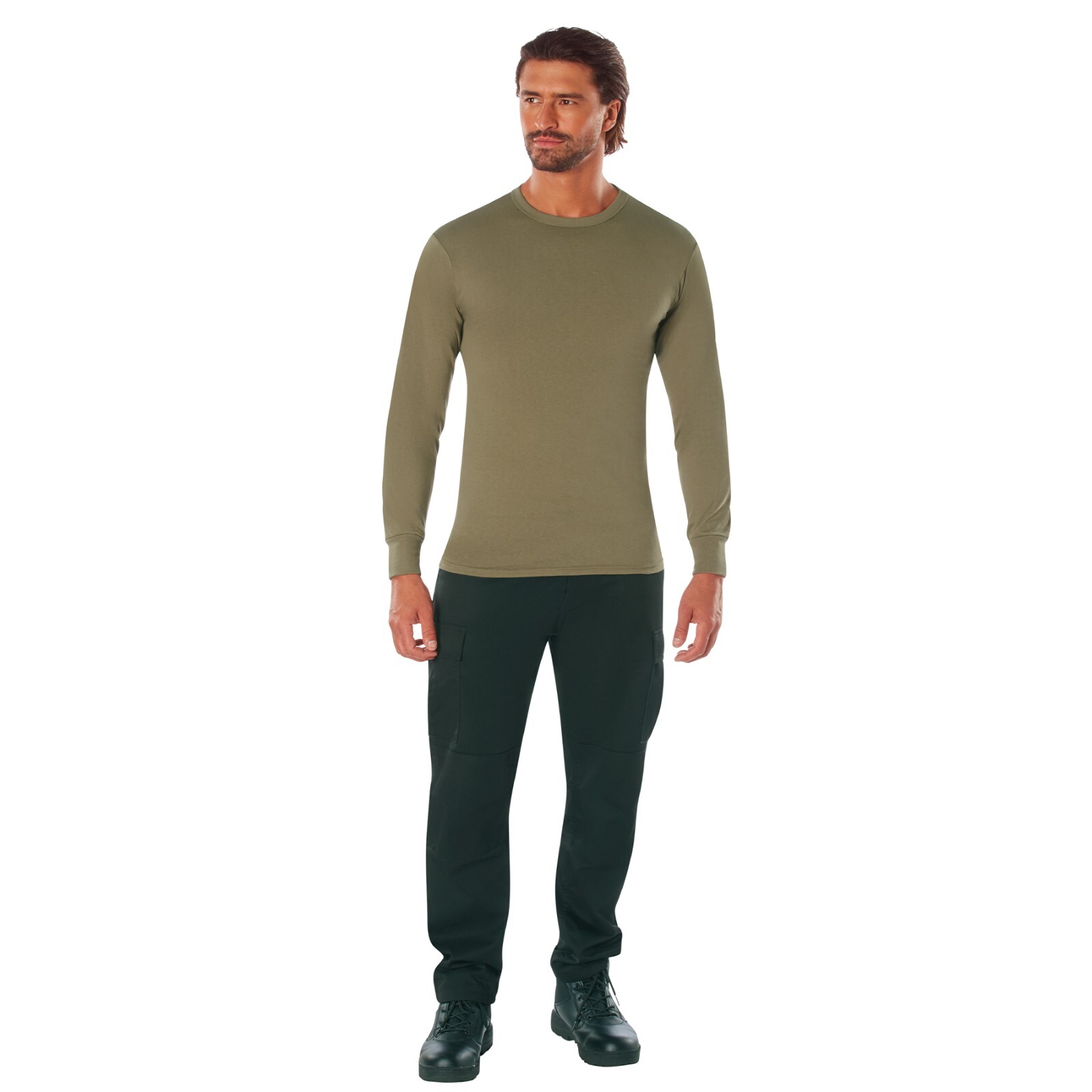 Rothco AR 670-1 Coyote Brown Long Sleeve T-Shirt Tee