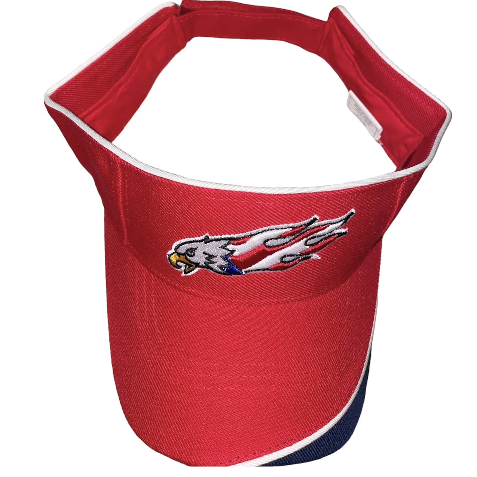 Visor USA Fourth Of July America Patriotic Acrylic Wool Red one Size Unisex