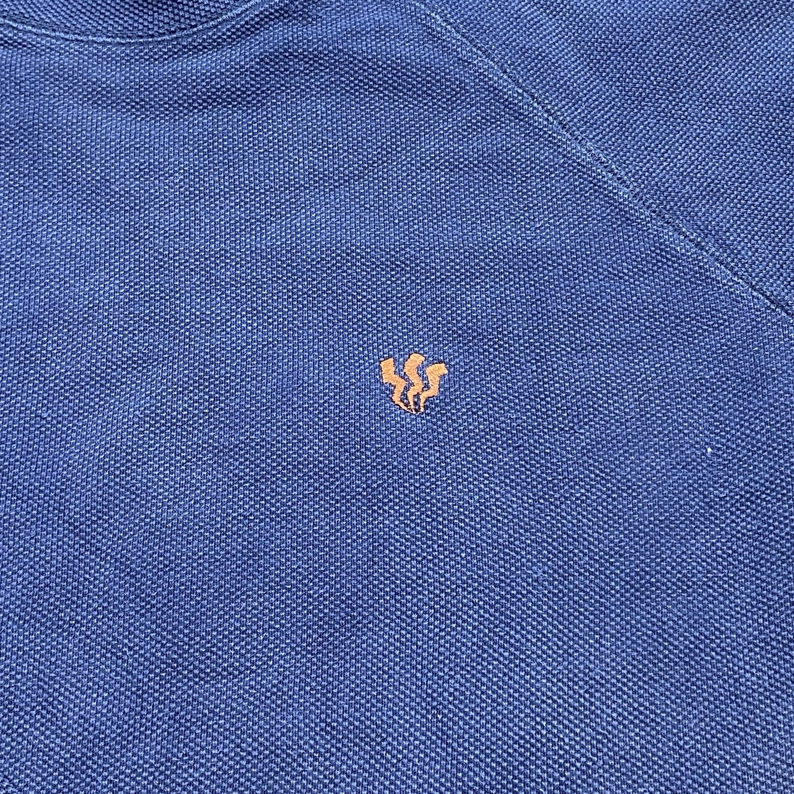 Fat Face 100% Cotton Duck Cloth Spell-Out Mock Neck Long Sleeve Sz L Embroidered