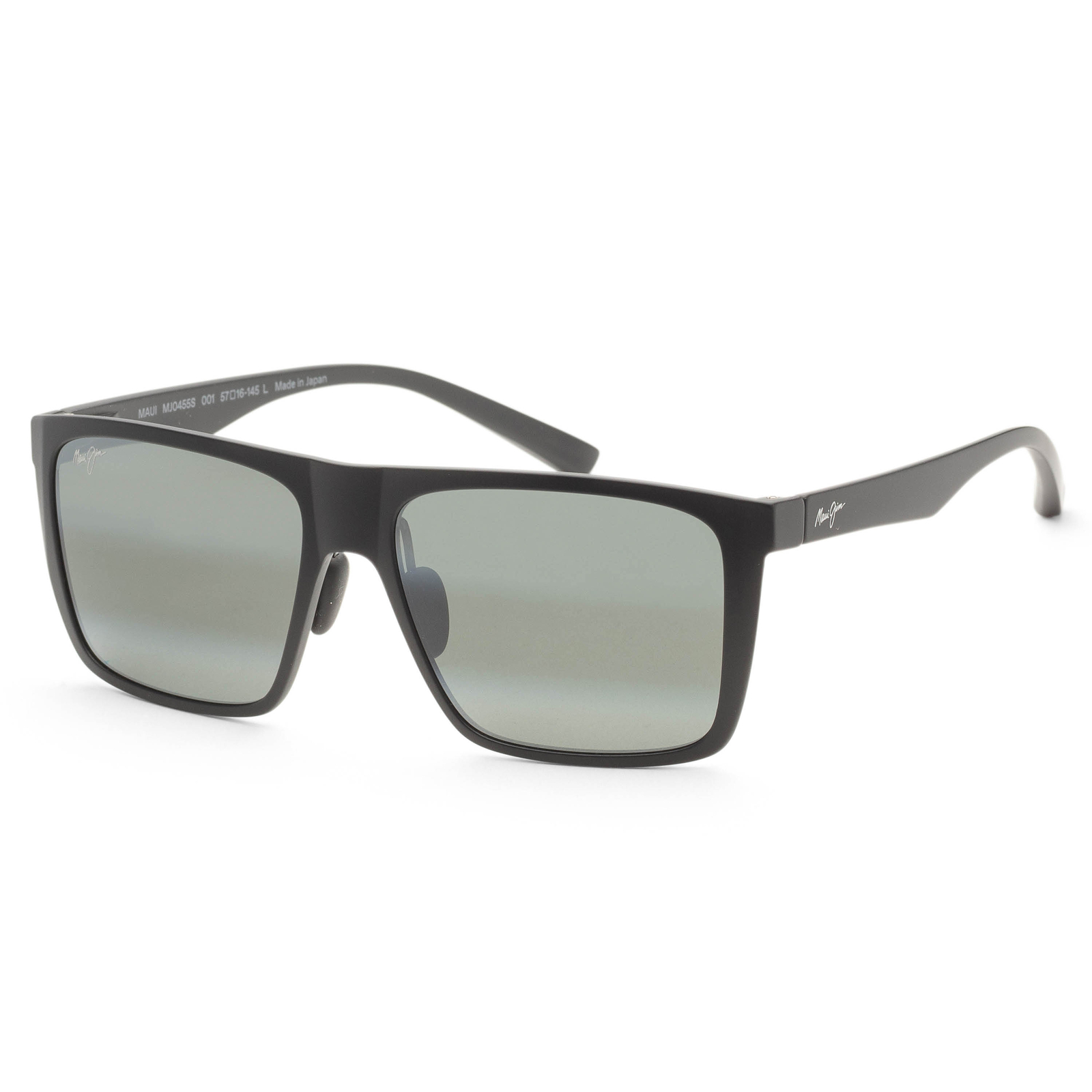 Maui Jim Men’s Honokalani 57 mm Black Sunglasses MJ0455S-001