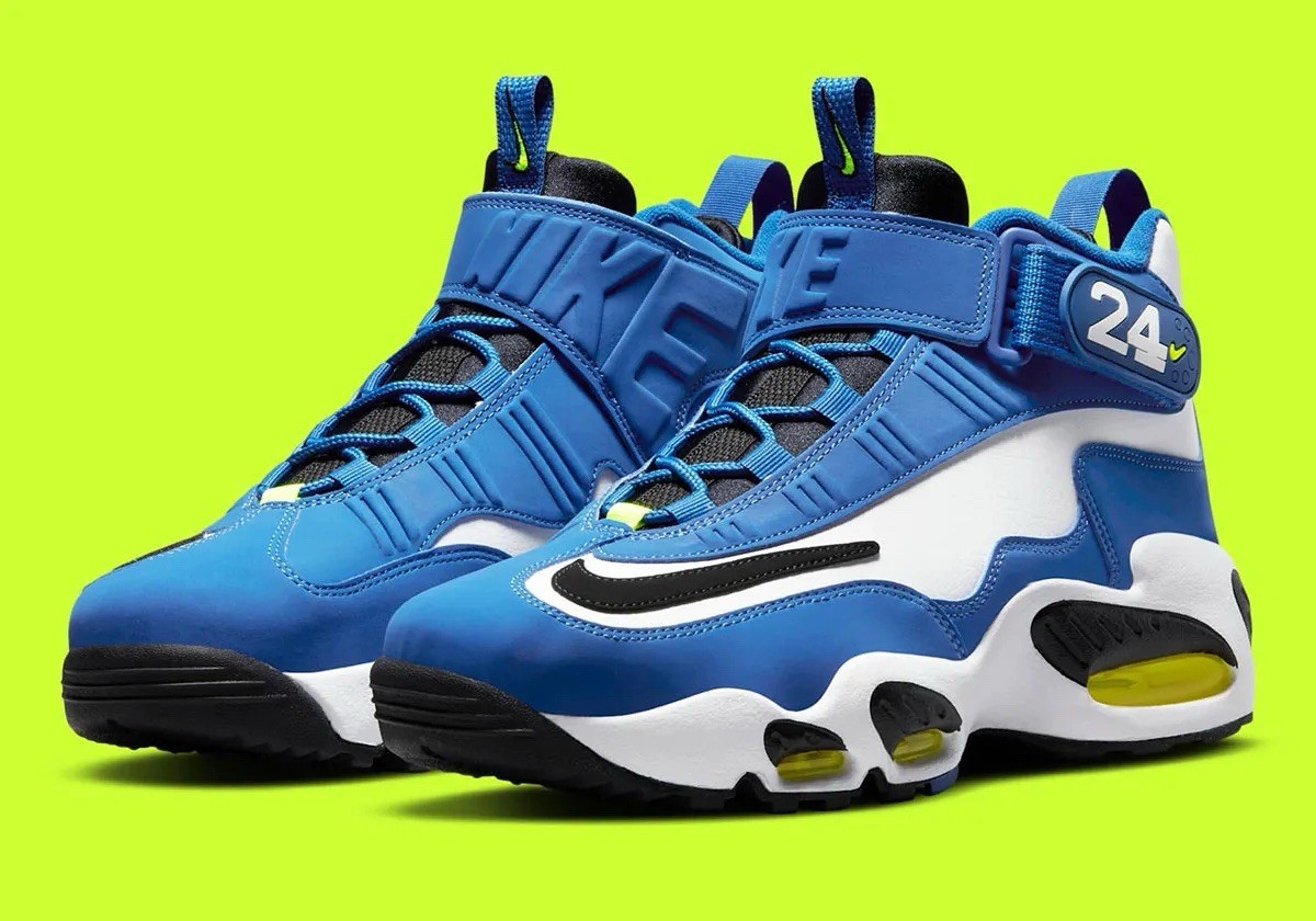 Nike Air Griffey Max 1 Varsity Royal Black Volt Sneaker DJ5161-400 Men Size 11.5