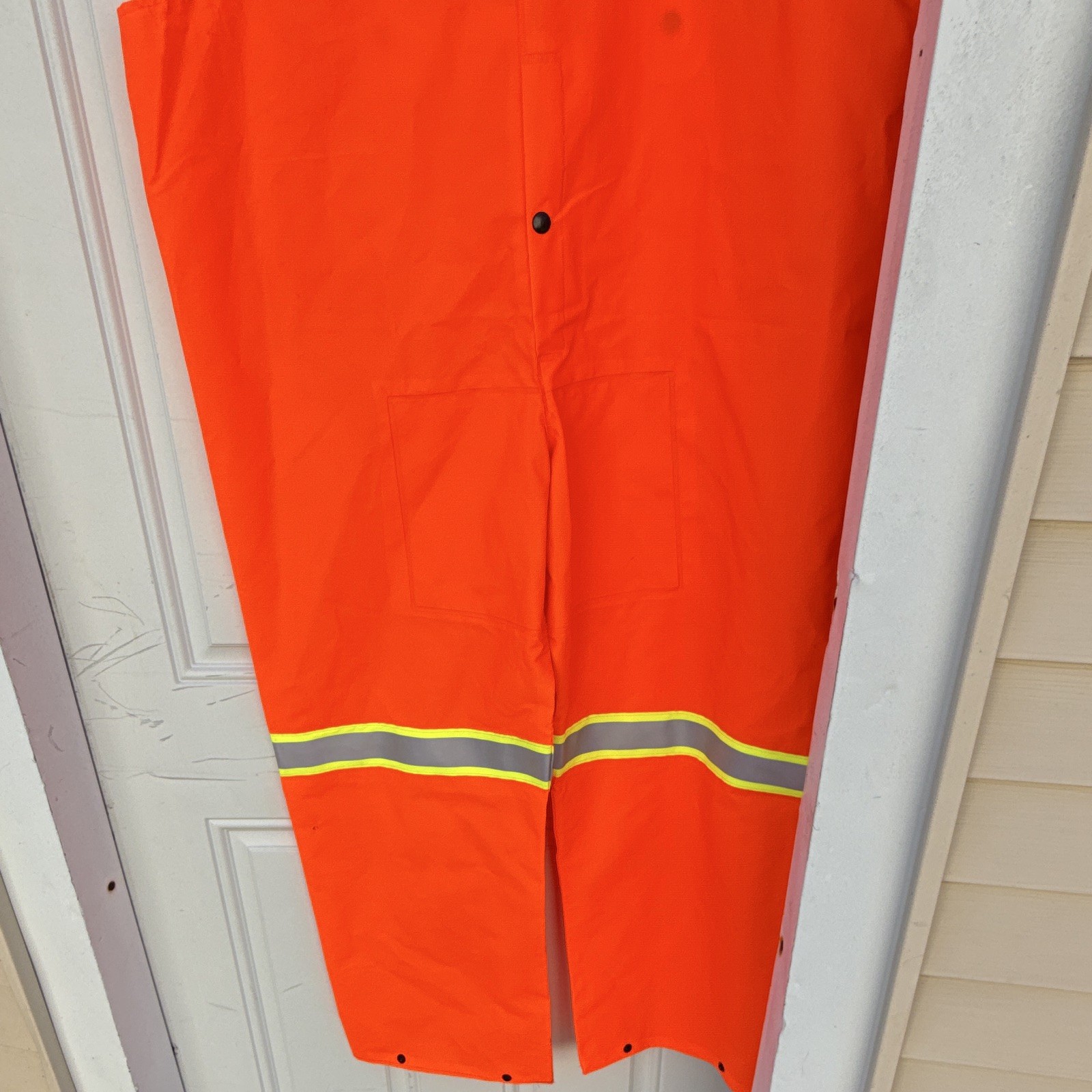 MCR Safety 2013R Hi-Vis Reflective Orange Bib Overalls L ANSI/ISEA ClassE size L
