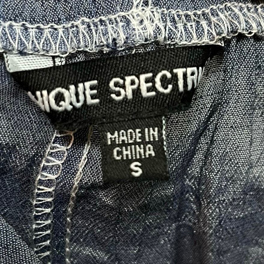 Unique Spectrum Blue Long Sleeve Top Small