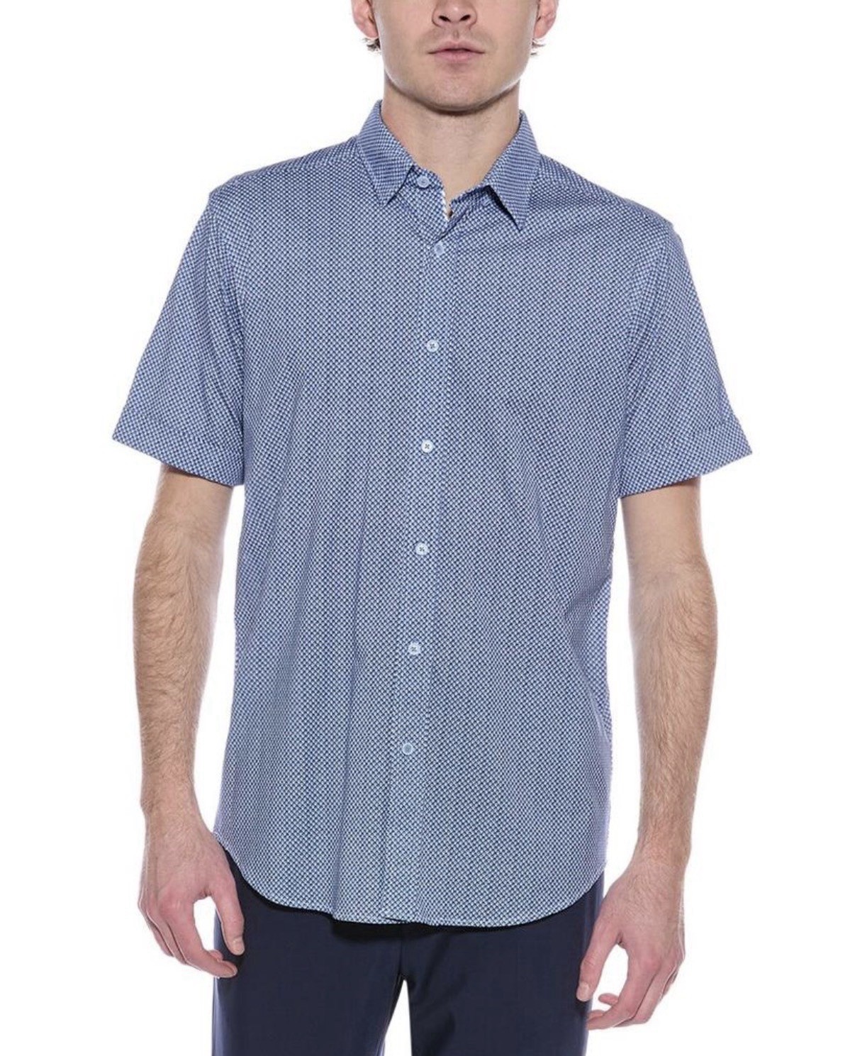 NWT Robert Graham Size S SHULER Modern Americana Tailored Fit SS Button Up Shirt