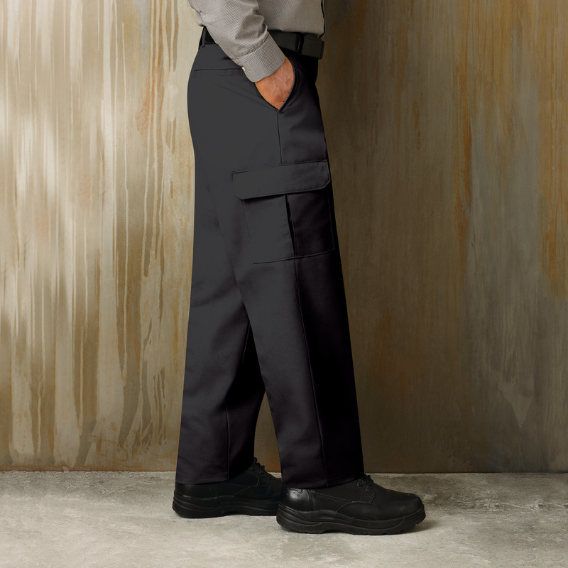 Red Kap Men’s Industrial Cargo Pant Black Size 36 x 30 Style #PT88 NEW