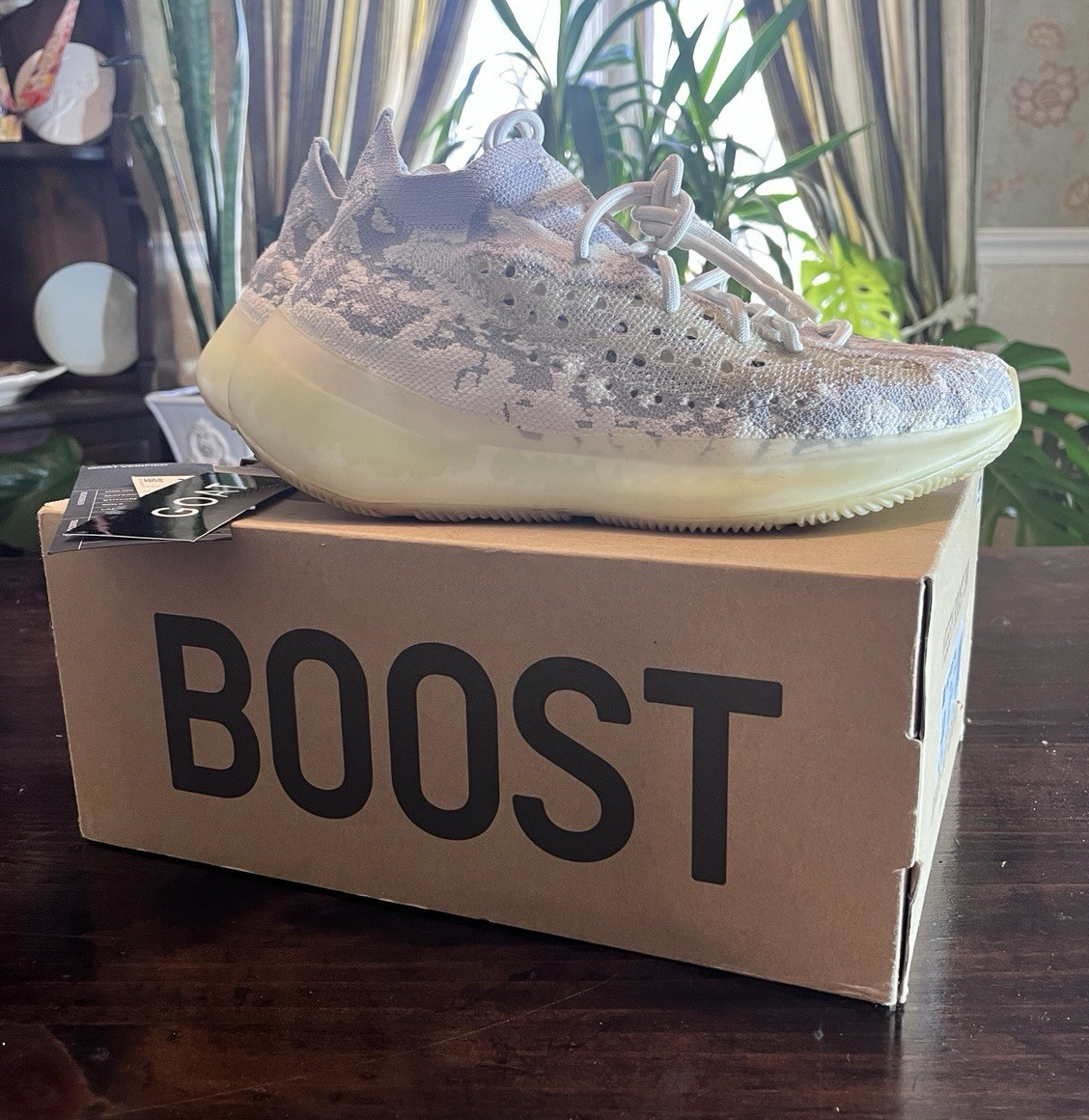 adidas Yeezy Boost 380 Alien 2019 OG Gray/White Camo Primeknit Sneakers FV3260