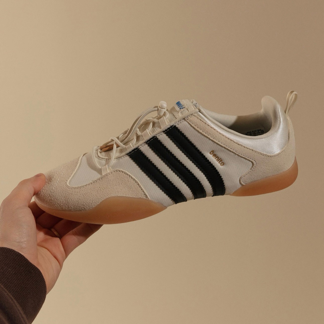 adidas Bad Bunny x Ballerina ‘Off White Black Gum’ JQ9229 Size
