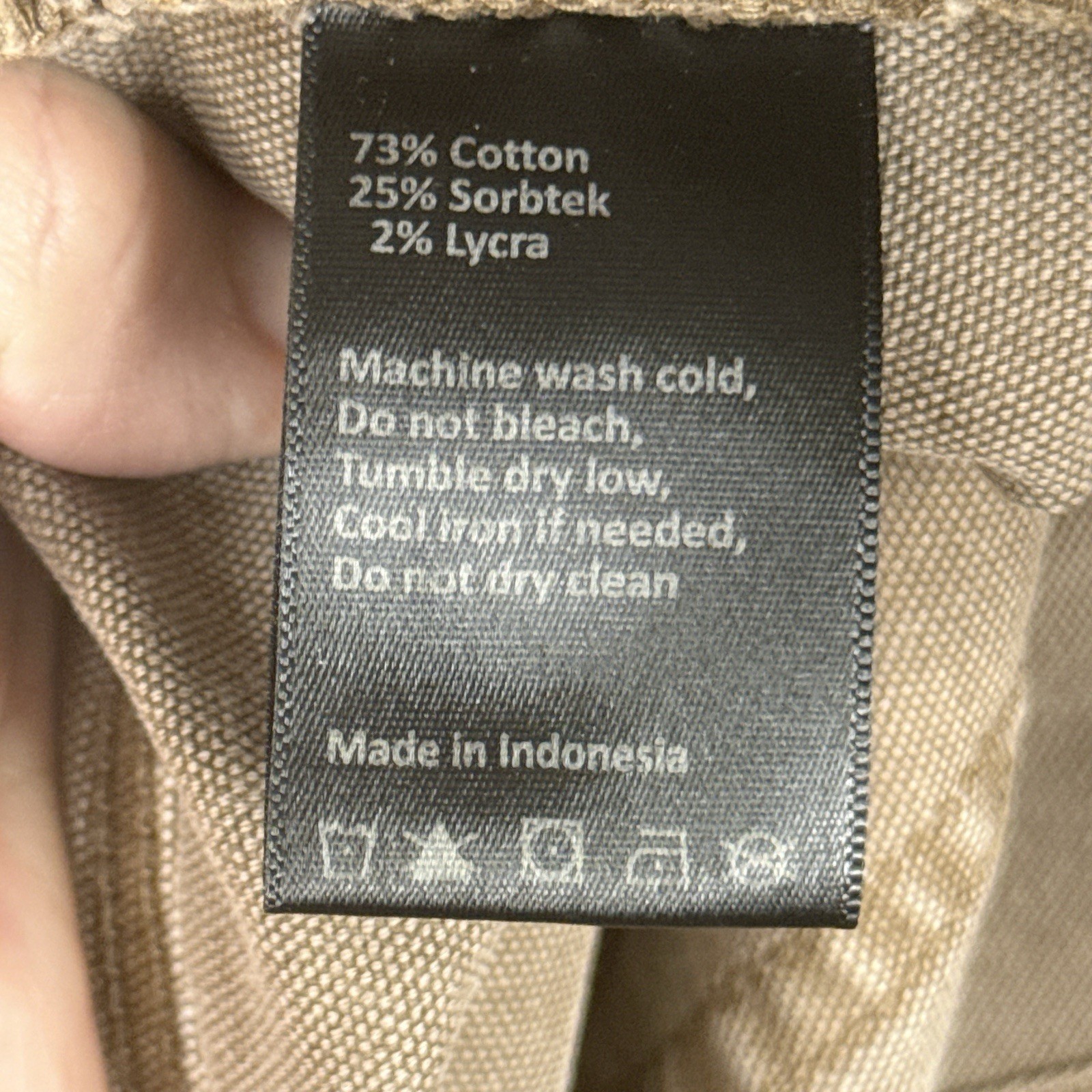 Proof Huckberry Rover Pants Mens 35×31 Slim Fit Brown Stretch Canvas Chino Work*