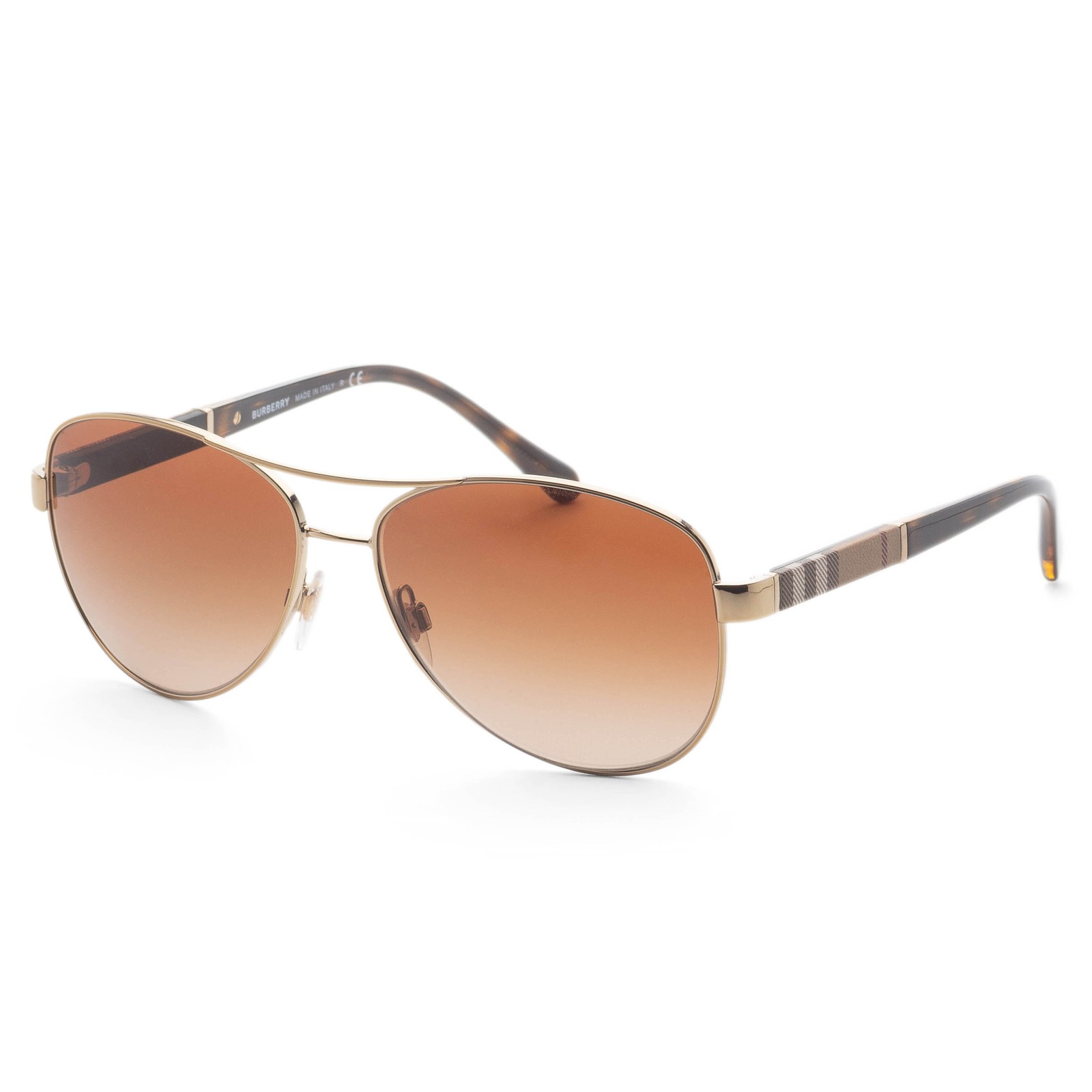 Burberry Women’s 59 mm Light Gold Sunglasses BE3080-114513-59