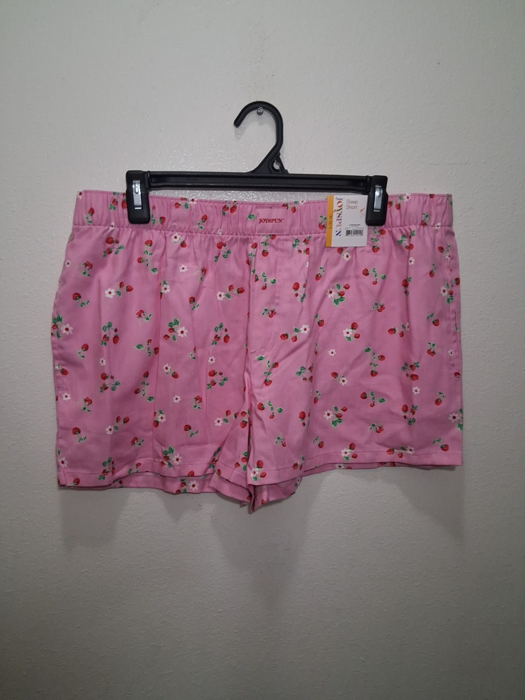 Women’s Joyspun Woven Sleep Shorts Pajama Size Large 12-14 NWT