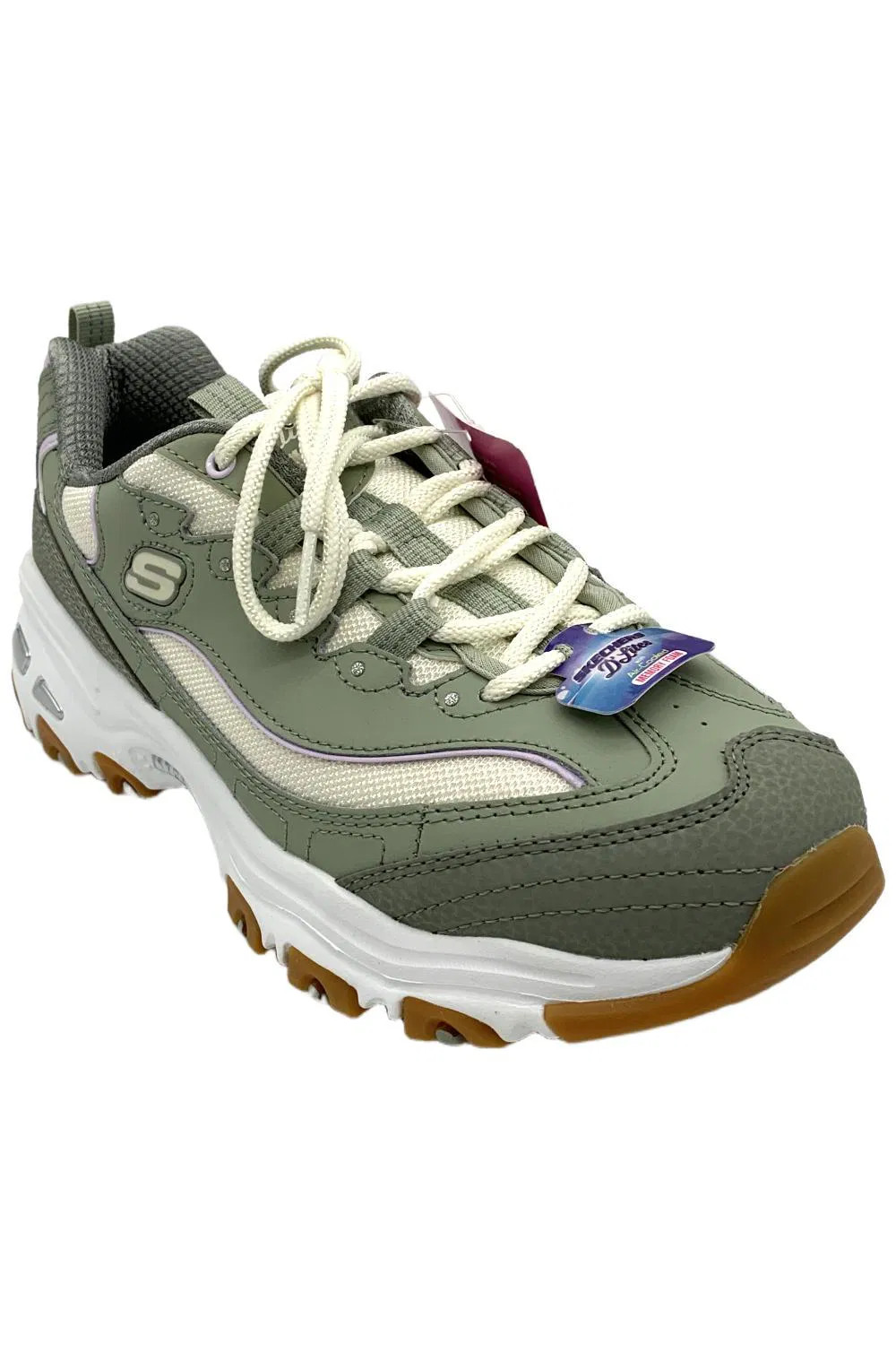 Skechers Women’s D’Lites Popular Vote Sneakers Green/Multi