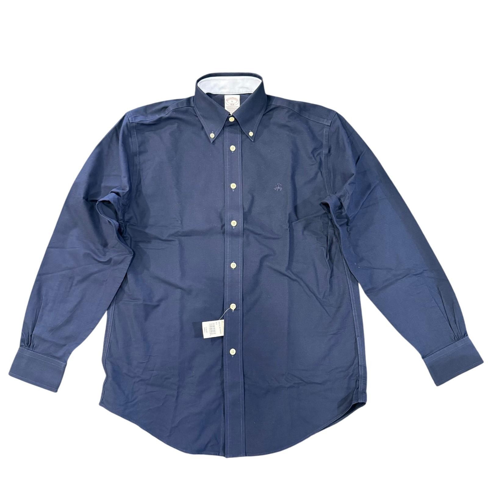 NWT Brooks Brothers Men’s Traditional Stretch Non Iron Solid Oxford Sport Shirt
