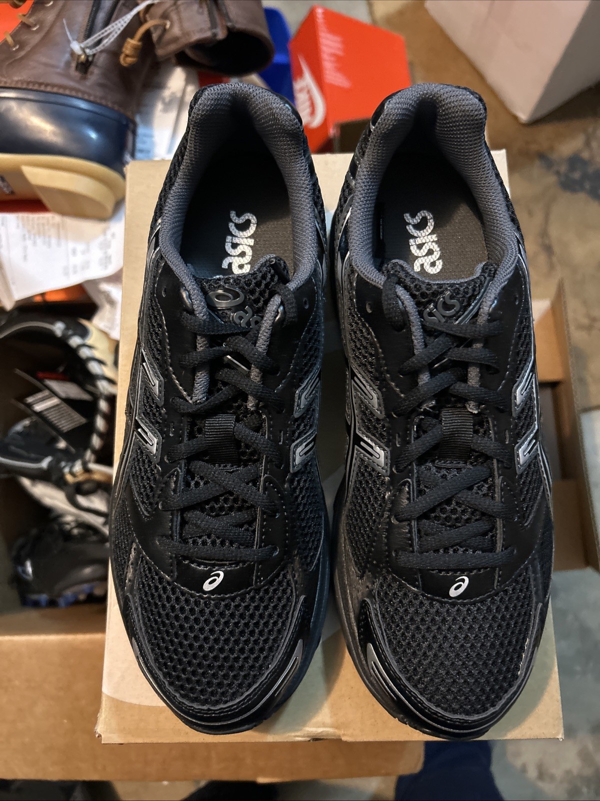 ASICS GEL-1130 Sneakers in Black/Pure Silver 1201A906-001 Men’s Size 10