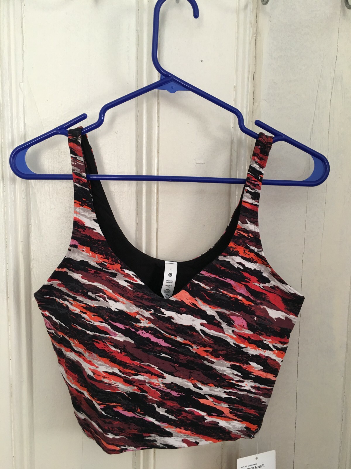 Lululemon Align Tank Top Borealis A/B Cup Tight Fit Size 10 Please Choose Color