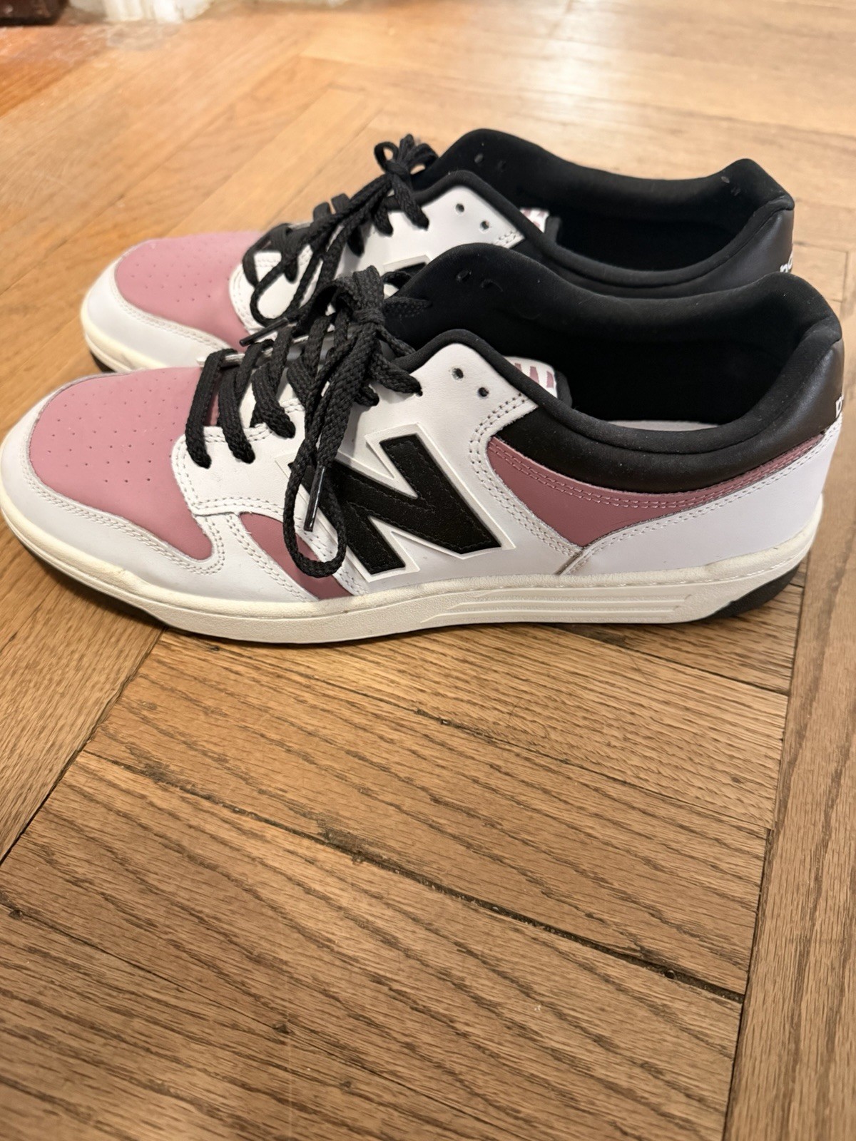 New Balance 480 Unisex Shoes White/Rosewood Black Men’s Size 12