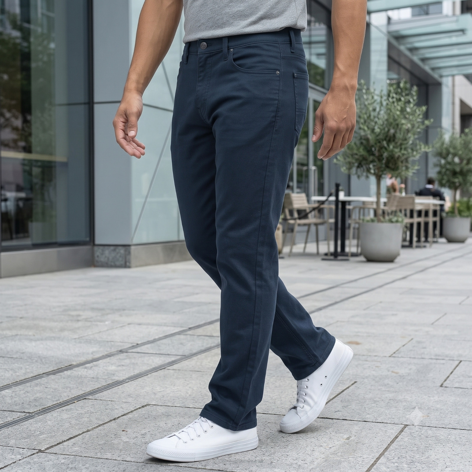 Jachs Men’s 5-Pocket Pant Stretch Cotton Blend Waist 30-42 Inseam 29 30 32 34