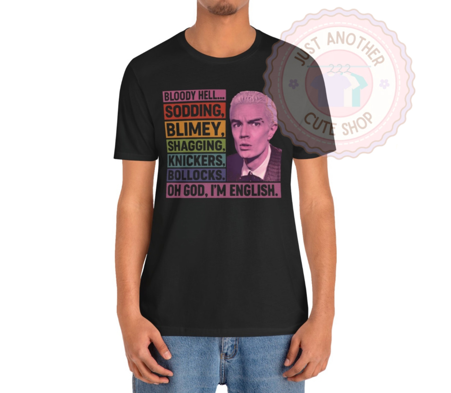 Buffy the Vampire Slayer T-Shirt ♡ SPIKE! Randy Giles ✩ Oh God, I’m English!