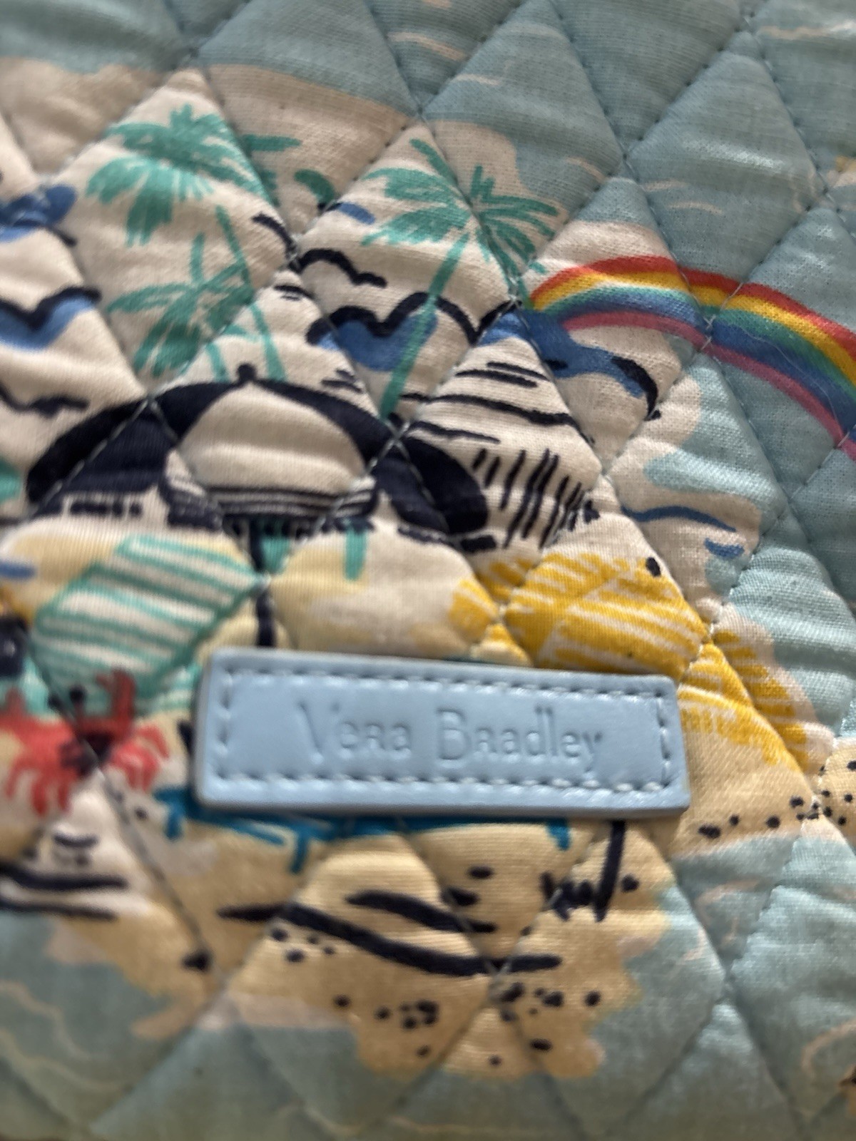 Vera Bradley Beach Treasures Pattern Essential Compact Backpack