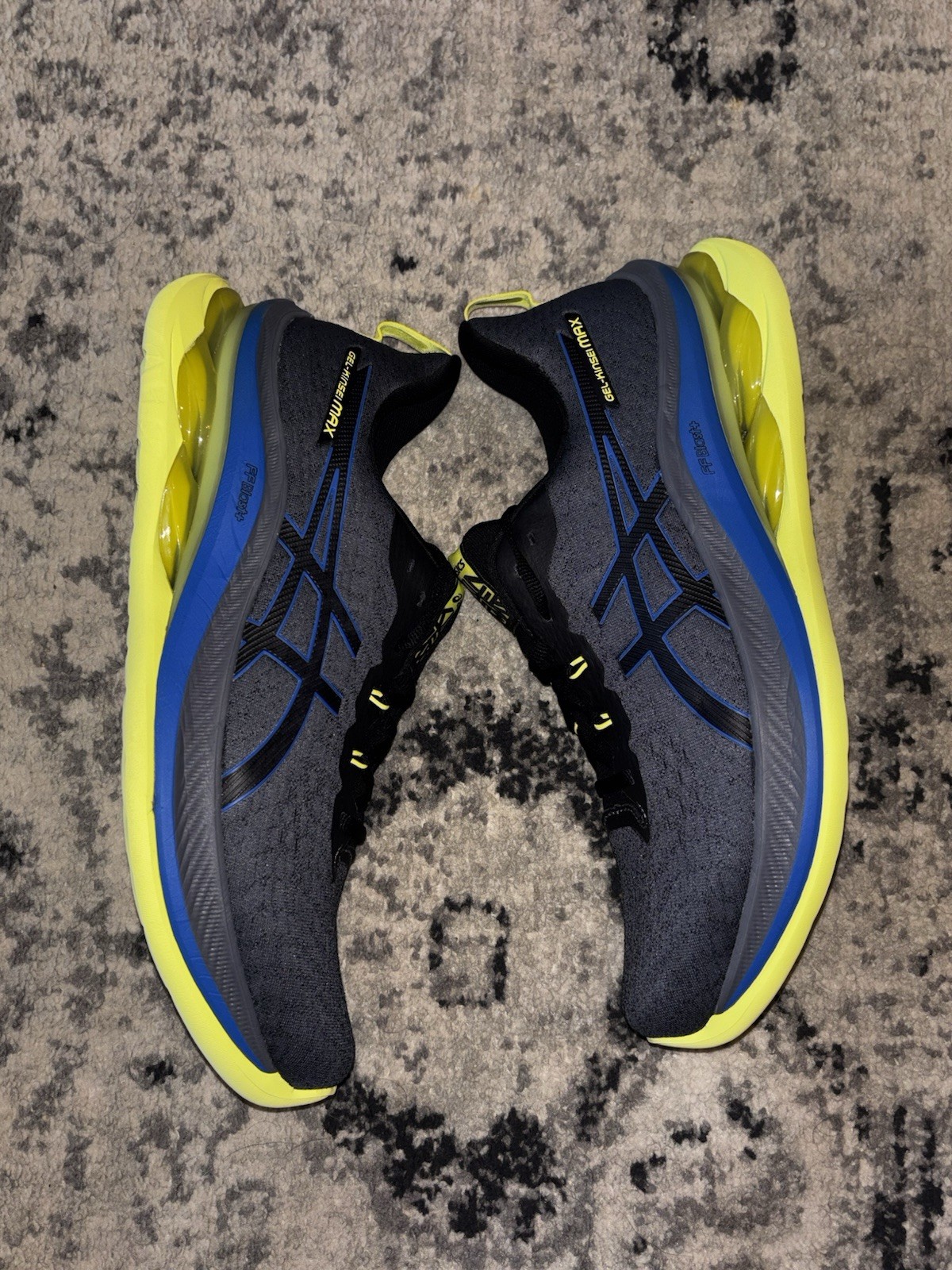 Asics Gel Kinsei Max Grey/ Illusion Blue Mens Size 15 Running Shoes