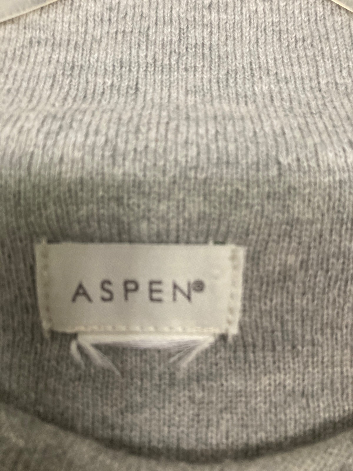 Aspen High Neck Sweater, Grey and White Chevron pattern Cozy Chic